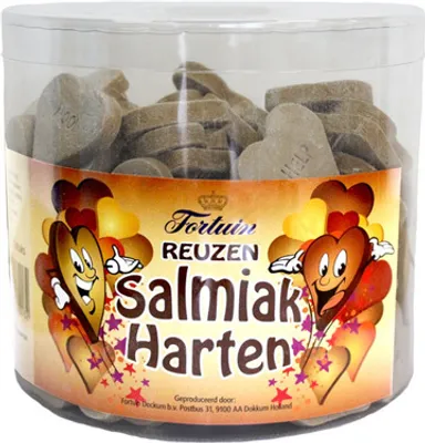 Produktbild von Fortuin - Riesige Salmiak-Herzen - 120-er