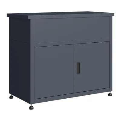 Produktbild von Gartenschrank 50 x 85 x 100 cm Metall Anthrazit