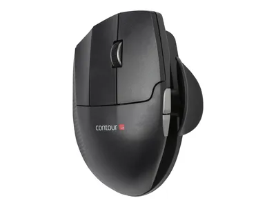 Obrázek produktu pro Contour Unimouse - Myš - ergonomická - pro leváky - infračervená - 7 tlačítek - bezdrátová - 2,4 GHz - bezdrátový přijímač (USB)