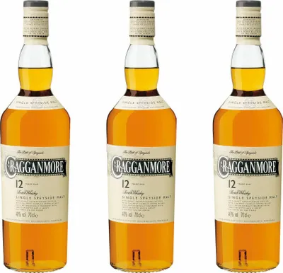 Image de Cragganmore 12 Years / ans, 3er, Single Malt, Whisky, Scotch, alcool, boisson alcoolisée, bouteille, 40%, 700 ml, 701719