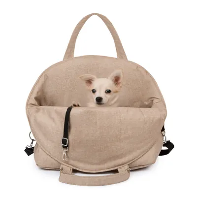 Produktbild von Dogeste Hundetasche, Transportbox, 3in1 Hunde Katzen Tragetasche, Hundetransportbox mit Pet-Kissen, Hundebett, Autositz Hund Universal Waschbar