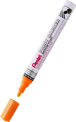Produktbild von Pentel Ölmarker Aluminiumgehäuse MMP10-F Rund Orange