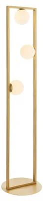 Obrázek produktu pro Stojací lampa Teo | 3 žárovky | 3 W G9 | kov/sklo