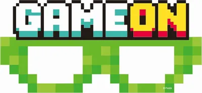 Zdjęcie produktu dla Okulary imprezowe GAME ON, papierowe – 6 szt.