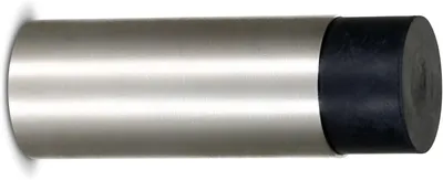 Imagen del producto de Parachoques para puerta de acero inoxidable con goma, diámetro de 2,7 cm, longitud de 7,5 cm, para pomos de puerta