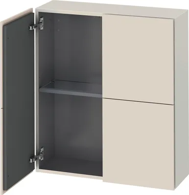 Produktbild von Halbhochschrank L-CUBE 700x243x800mm taupe supermatt taupe supermatt