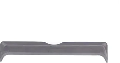 A gray brush head strip for a vacuum cleaner is shown against a white background.