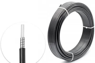 Produktbild von Saccon MTB Bremszug Hülle Schwarz Teflon 1m