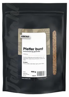 Produktbild von Ubena geschroteter Pfeffer für Fisch- und Wildgerichte