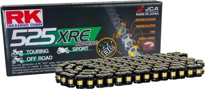 Produktbild von RK Offene Übertragungskette Schwarz XRE 100 Glieder 525 Nietverschluss