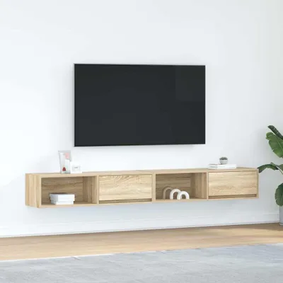 Obrázek produktu pro vidaXL TV skříňky 2 ks dub Sonoma 100x31x25,5 cm materiál na bázi dřeva