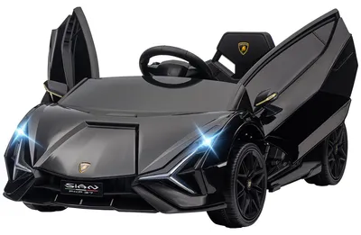 Immagine prodotto di Macchina Elettrica per Bambini Licenza Ufficiale Lamborghini Sian 12V con Telecomando Nero