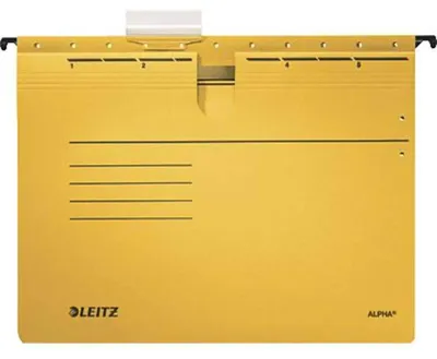 Produktbild von Leitz ALPHA Hängehefter/1984-15 gelb Inh.5