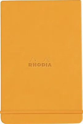 Produktbild von Rhodia Webnotepad 9x14 cm, 96 Bl liniert, mikroperforiert, 90g, Orange 118308C