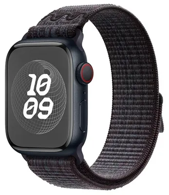 Image de Pour Apple Watch SE 2023 44mm Conception élastique en nylon velcro Bande de bras sport M4