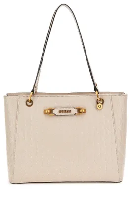 Produktbild von GUESS Aveta Noel Tote Damen Shopper Stone