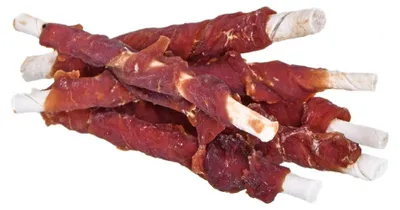 Zdjęcie produktu dla Przysmak Dla Psa Pałeczki Owinięte Mięsem Kaczki Petitto 500g