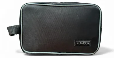 Obrázek produktu pro Yumbox chladící taška na oběd s gelovými vložkami, černá – Udržujte jídlo čerstvé a chladné i na cestách