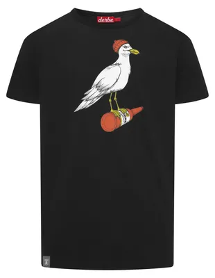 Produktbild von Derbe Hamburg T-Shirt Herren Sturmmöwe schwarz XL