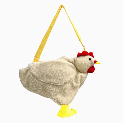 Produktbild von Frauen Niedliche Hš¹hnertasche Flauschige Henne Schulter Handtasche