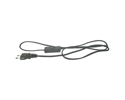 Obrázek produktu pro Napájecí kabel Emos Flexo šnůra 2x0,75 s vypínačem 2m černá