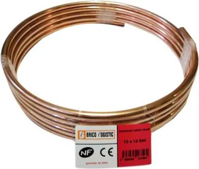 Produktbild von Geglühtes Kupfer-Zuleitungsrohr, Durchmesser 10 x 12 mm, in 5 m-Rollen
