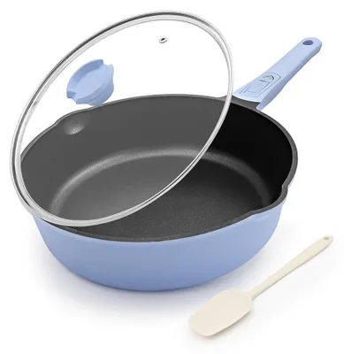 Immagine prodotto di Padella antiaderente in alluminio, diametro 20 cm, con manico removibile