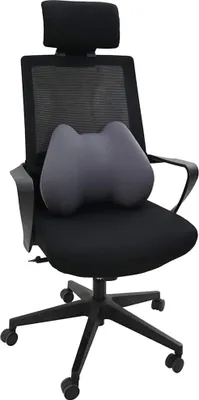 Immagine prodotto di Cuscino lombare grigio vidaXL, imbottitura in schiuma viscoelastica, 40 x 32 x 14 cm