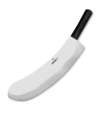 Produktbild von Wiegemesser Schwarz 40 cm aus Edelstahl mit 85 mm Klingenbreite für den professionellen Einsatz
