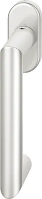 Produktbild von FSB 34 1016 Fenstergriff oval verdeckt geschraubt Aluminium silber eloxiert