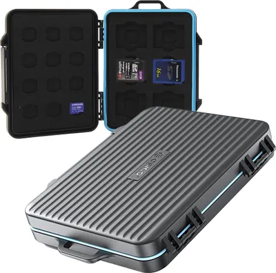 Produktbild von Speicherkarten Etui für 18x MicroSD, 6x SD, Orico Storage Case PHCD, Schwarz