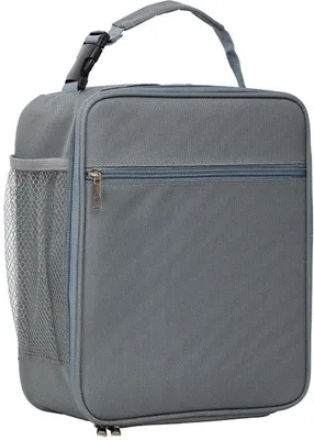 Image de Sac-repas isotherme - Sac-repas isotherme pour homme, sac de travail isotherme, pour les pique-niques et les voyages (gris)