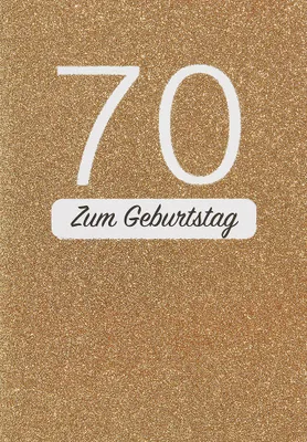 Produktbild von 70 Geburtstag  Glückwunschkarte im Format 115x17cm mit Umschlag