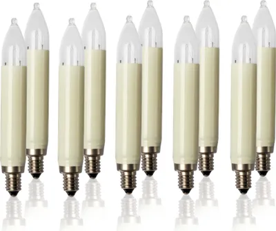 Produktbild von Hellum Ersatzlampe, Schaftkerze für innen und außen, 16 V, 3 W (1 Stück)