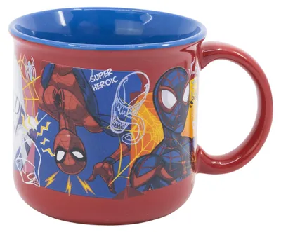 Keramikbecher Spider-Man 355 ml – offizielles Design in Geschenkbox