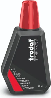 Immagine prodotto di trodat 7011 C inchiostro per timbri "7011", per tamponi d'inchiostro, rosso