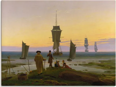 Produktbild von ARTland Leinwandbild Die Lebensstufen. Um 1834 Größe: 60x45 cm