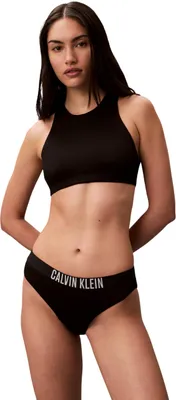 Produktbild von Calvin Klein LV00Q61212UB1, Zweiteilige Bademode (Oberteil), Erwachsener, Schwarz, Weiblich, Elasthan, Nylon, VNM