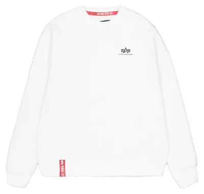 Produktbild von Alpha Industries Basic Sweater Small Logo Sweatshirt für Herren White