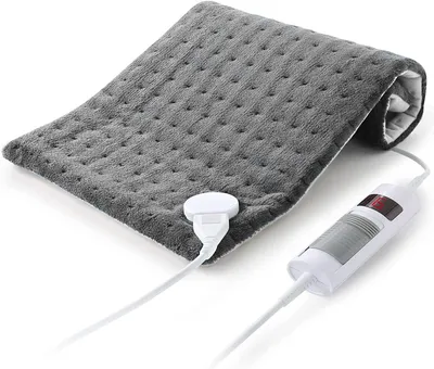 Productafbeelding van Elektrische warmtekussen met automatische uitschakeling, 30x60 cm, grijs