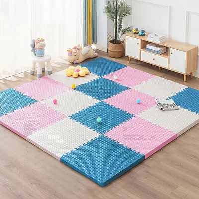 Productafbeelding van EVA Puzzelmat voor Baby's, Set van 16 Stuks