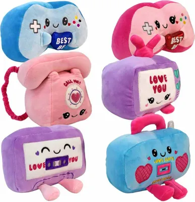 Produktbild von Squishy kawaii Plüsch Set 6 niedlichen Motiven