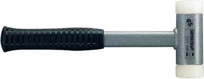 Produktbild von Halder Schonhammer Durchmesser 40mm 850g Supercraft rückschlagfrei Nylon weiß - 3377040