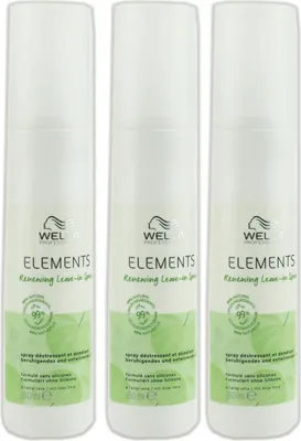Produktbild von Wella Elements Renewing Leave In Spray 3 x 150 ml Conditioner Sprühpflege Set