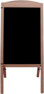 Immagine prodotto di Lavagna magnetica A-Frame per la scuola e la pubblicità - Tavola magnetica con cornice in legno - Tavola per bambini e segnaletica indipendente per bar, ristoranti ed eventi