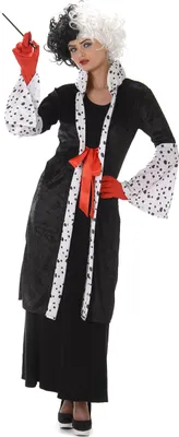 Produktbild von y Cruella Damenkostüm schwarz-weiß-rot - XL