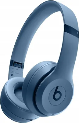 A blue Beats Solo4 Wireless Headphones.