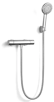Duschsystem Set mit Thermostatarmatur und Handbrause