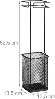 Produktbild von Famanu Halter für Regenschirme - Schwarz, modernes Design