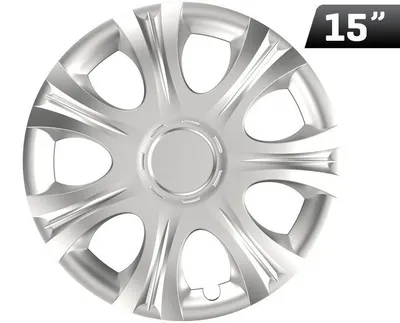 Immagine prodotto di Copricerchi Impulse argento da 15", 4 pezzi